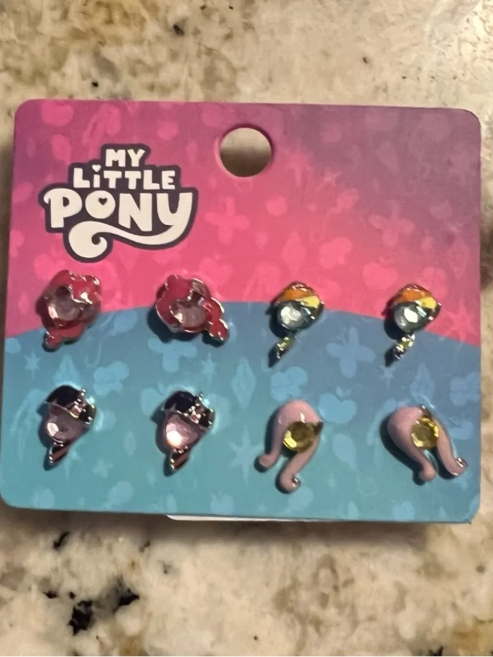 My Little Pony MLP Gem Stud Earring Set of 4